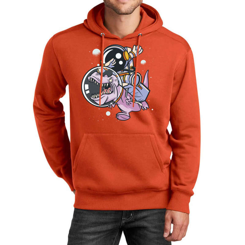 Astronaut Dabbing On Trex 80s Unisex Hoodie | Artistshot