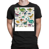 Bright Dinosaurs Yellow T-shirt | Artistshot