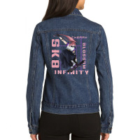 Sk8 The Infinity   Cherry Blossom   Anime Ladies Denim Jacket | Artistshot