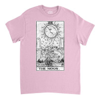 The Moon Tarot Card   Major Arcana   Fortune Telli Classic T-shirt | Artistshot