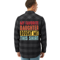 Dad  Dad And Daughter  My Favorite Daughter  Yello Flannel Shirt | Artistshot