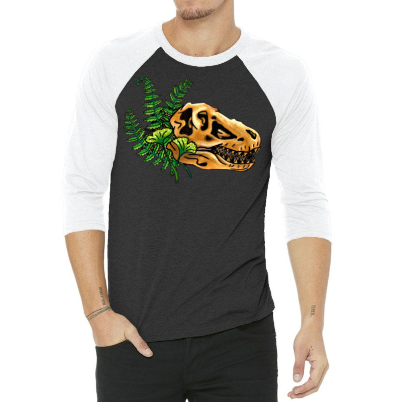 T Rex Stars 3/4 Sleeve Shirt | Artistshot