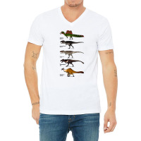 Big Theropods Aesthetic V-neck Tee | Artistshot