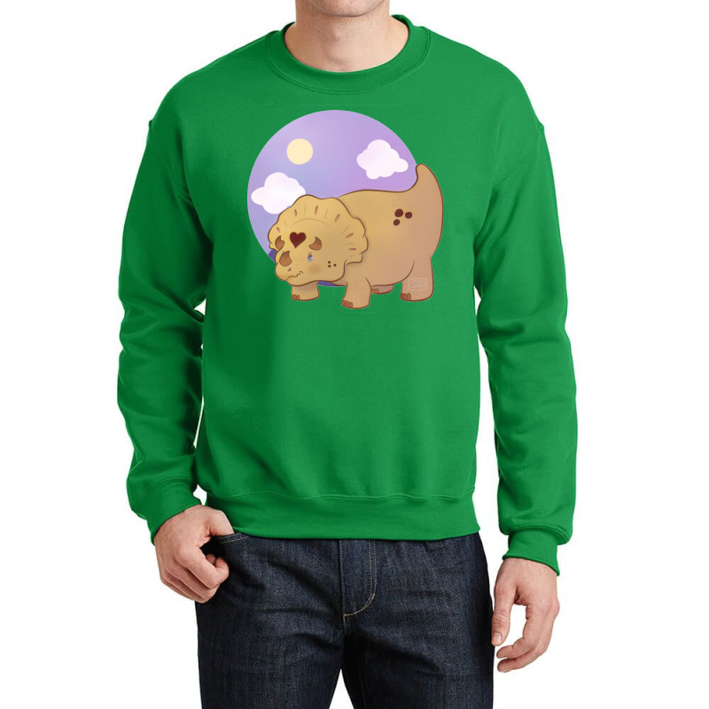 Dinosaur With A Heart Love Crewneck Sweatshirt | Artistshot