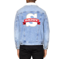 Dad Super Dad Unisex Sherpa-lined Denim Jacket | Artistshot