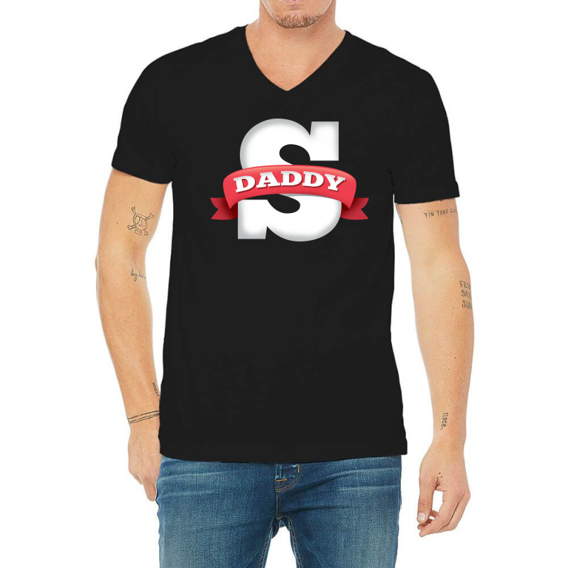 Dad Super Dad V-neck Tee | Artistshot