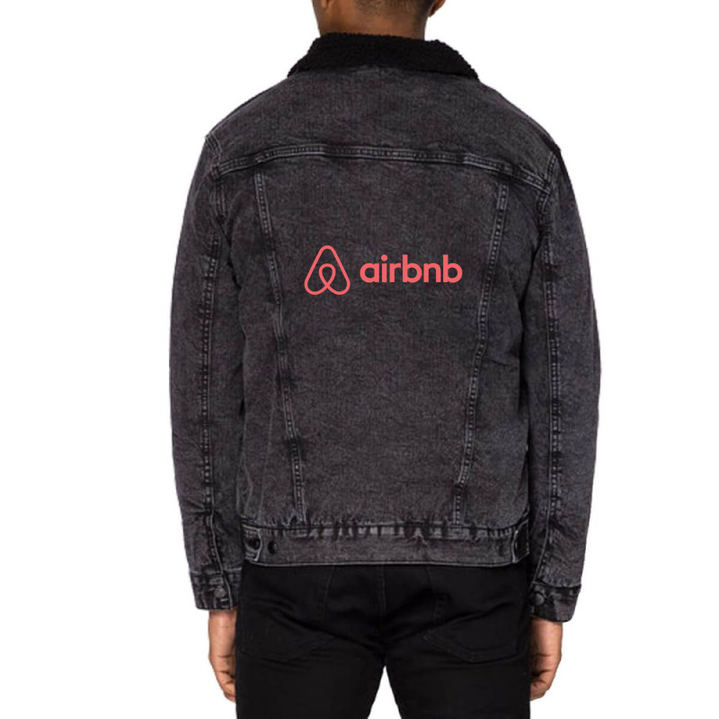 Airbnb Unisex Sherpa-Lined Denim Jacket by leizor | Artistshot