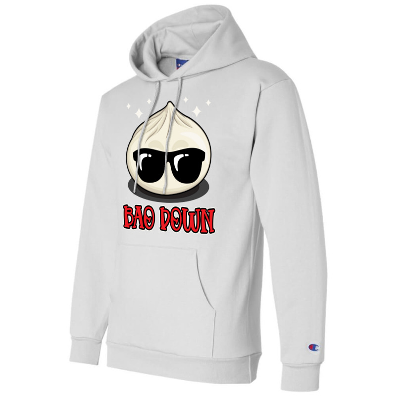 Bao Down Funny Dim Sum Asian Food Pun Bao Bun Dim Champion Hoodie | Artistshot