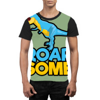 Roarsome Vibrant Humor Graphic T-shirt | Artistshot