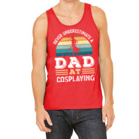 Funny Dad At Cosplaying Fathers Day Gift Men Green Tank Top | Artistshot