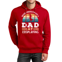 Funny Dad At Cosplaying Fathers Day Gift Men Green Unisex Hoodie | Artistshot