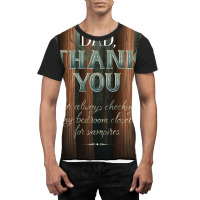 Thanks Dad Yellow Graphic T-shirt | Artistshot