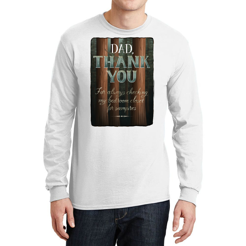 Thanks Dad Yellow Long Sleeve Shirts | Artistshot