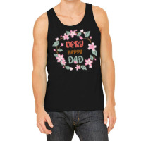 Very Happy Dad Floral Look Hippie Tank Top | Artistshot