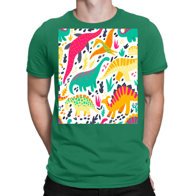 Bright Dinosaurs Hippie T-shirt | Artistshot