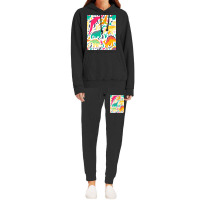 Bright Dinosaurs Hippie Hoodie & Jogger Set | Artistshot