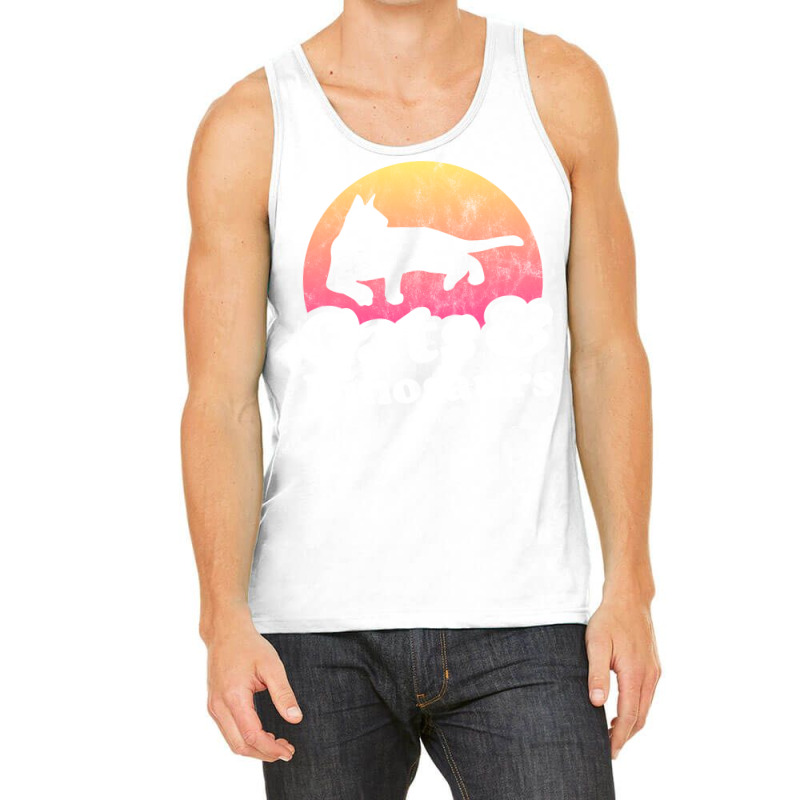 Cats And Dinosaurs Gift For Men Women Kids Red Tank Top | Artistshot