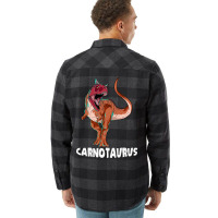 Carnotaurus Dinosaur Design 70s Flannel Shirt | Artistshot