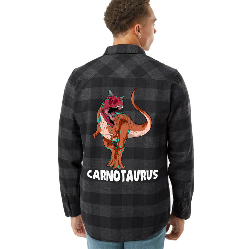 Carnotaurus Dinosaur Design 70s Flannel Shirt | Artistshot