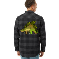 Stegosaurus Quote Flannel Shirt | Artistshot