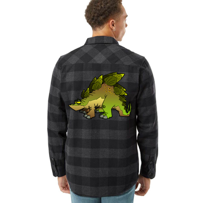 Stegosaurus Quote Flannel Shirt | Artistshot