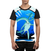 Plesiosaurus Prehistoric With Background Nostalgia Graphic T-shirt | Artistshot