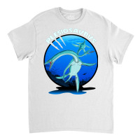 Plesiosaurus Prehistoric With Background Nostalgia Classic T-shirt | Artistshot