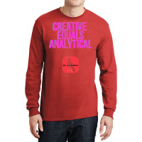 Creative Equals Analytical Cool Long Sleeve Shirts | Artistshot