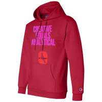 Creative Equals Analytical Cool Champion Hoodie | Artistshot