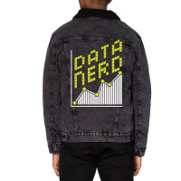 Data Analytics Data Nerd Engineering For A Data Sc Unisex Sherpa-lined Denim Jacket | Artistshot