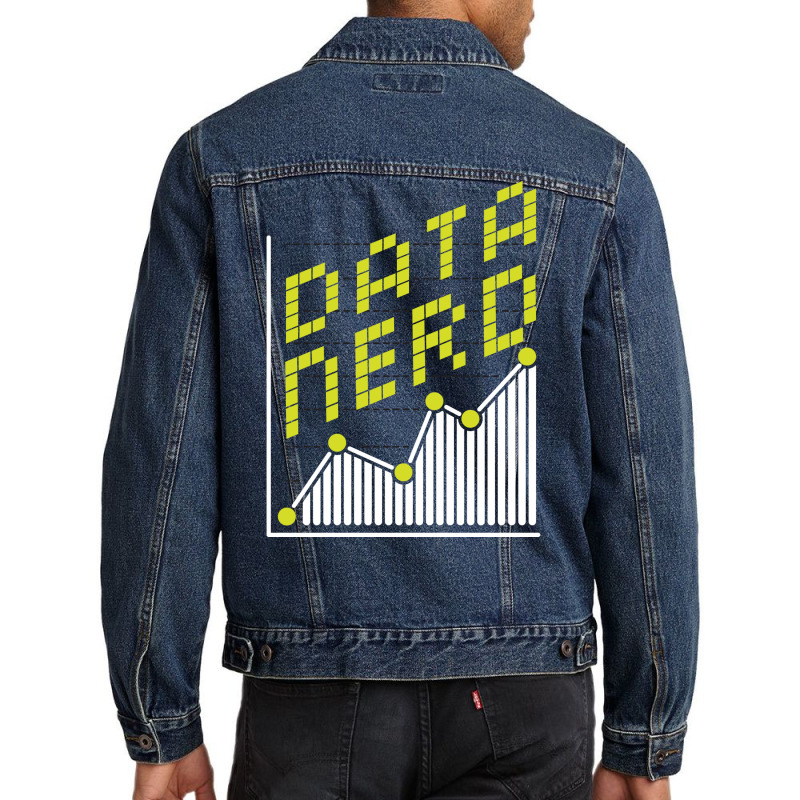 Data Analytics Data Nerd Engineering For A Data Sc Men Denim Jacket | Artistshot