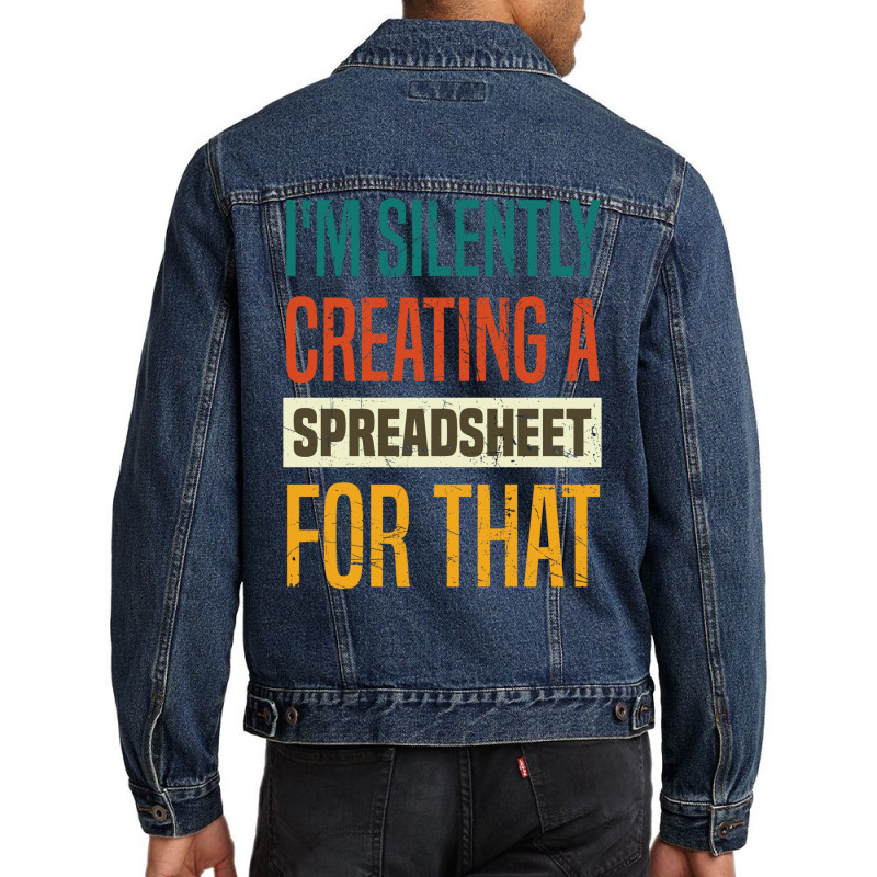 Funny Data Analytics Data Engineering For A Data S Men Denim Jacket by uosisabboudh | Artistshot