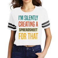 Funny Data Analytics Data Engineering For A Data S Scorecard Crop Tee | Artistshot