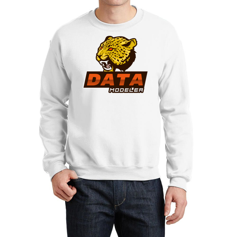 Clever Data Modeler Hipster Crewneck Sweatshirt | Artistshot