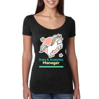 Calm Data Analytics Manager Red Women's Triblend Scoop T-shirt | Artistshot