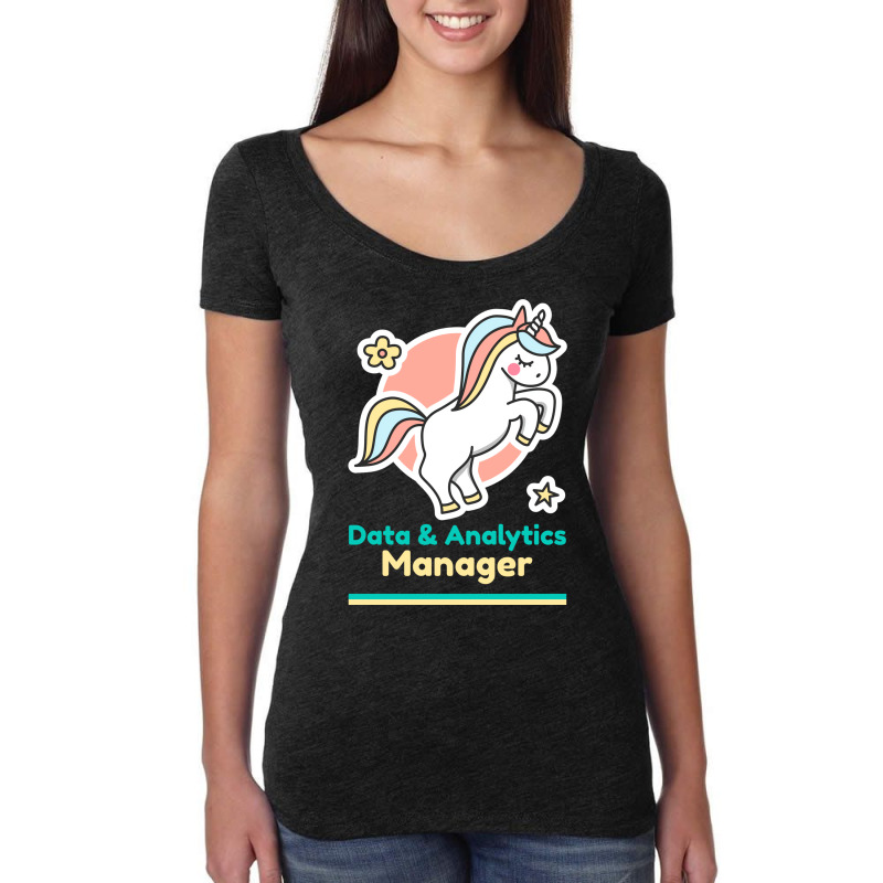 Calm Data Analytics Manager Red Women's Triblend Scoop T-shirt by saloteatyame0 | Artistshot