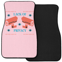 Lack Of Privacy Aesthetic Front Car Mat | Artistshot