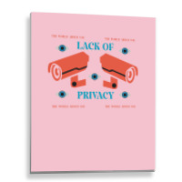 Lack Of Privacy Aesthetic Metal Print Vertical | Artistshot