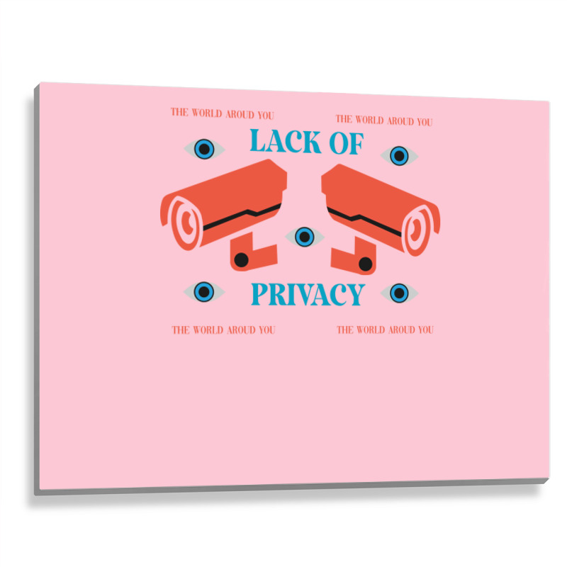 Lack Of Privacy Aesthetic Metal Print Horizontal | Artistshot