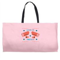 Lack Of Privacy Aesthetic Weekender Totes | Artistshot