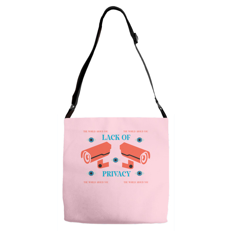 Lack Of Privacy Aesthetic Adjustable Strap Totes | Artistshot