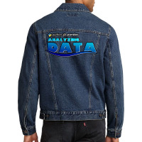 Analyzing Data Girl Men Denim Jacket | Artistshot