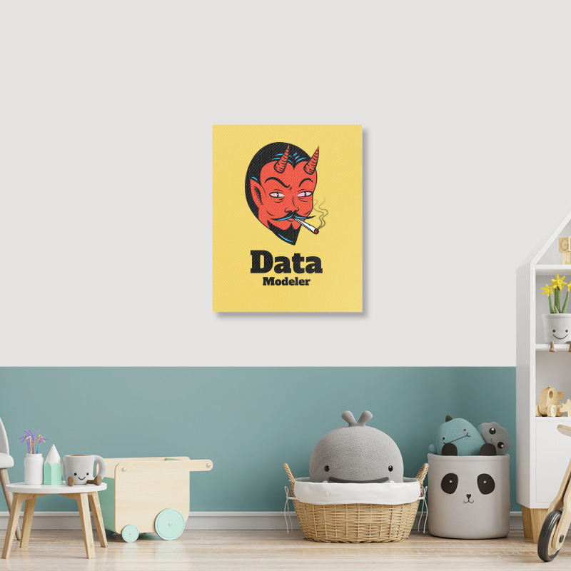 Data Modeler Master Gift Portrait Canvas Print | Artistshot