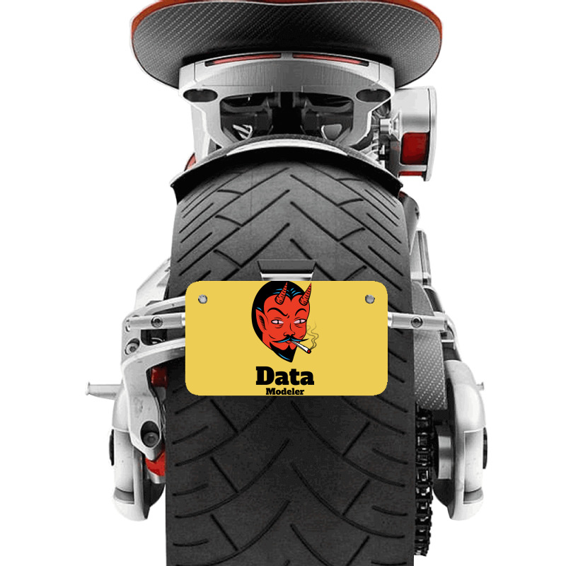 Data Modeler Master Gift Motorcycle License Plate | Artistshot