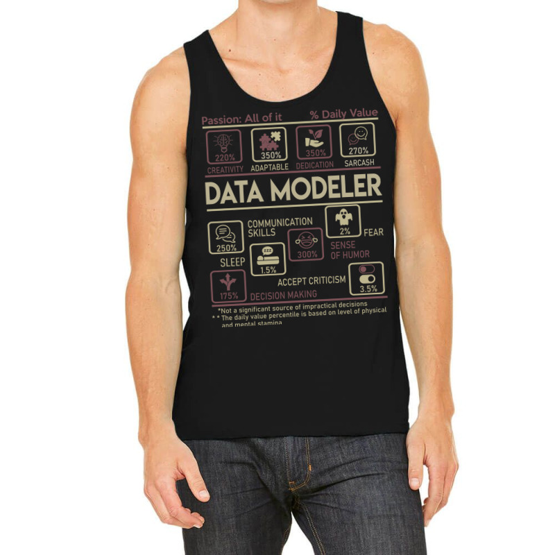 Data Modeler T  Multitasking Daily Value Gift Item Tank Top | Artistshot