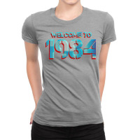 Welcome To 1984 Quote Ladies Fitted T-shirt | Artistshot