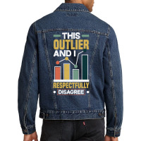 Data Analytics Data Engineering Data Scientist Fun Men Denim Jacket | Artistshot