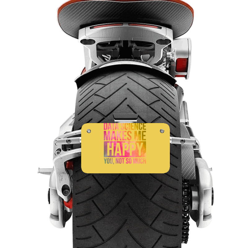 Data Scientist Girl Summer Motorcycle License Plate | Artistshot