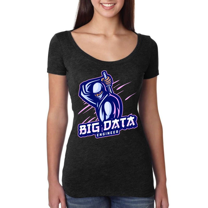 Big Data Engineer Expert 70s Women's Triblend Scoop T-shirt by mashevcreina0 | Artistshot