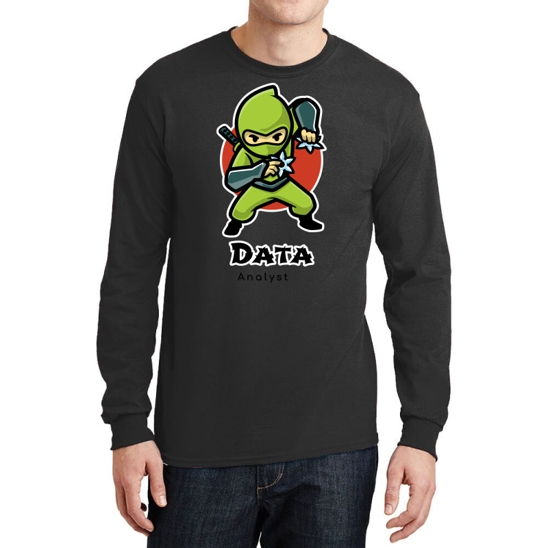 The Fast Data Analyst Red Long Sleeve Shirts | Artistshot